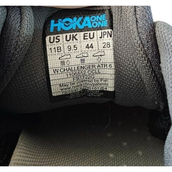 Hoka One One Challenger ATR 6 Trail Running Shoes Mens 11B Gray/Orange Mesh Ligh - Picture 6 of 8